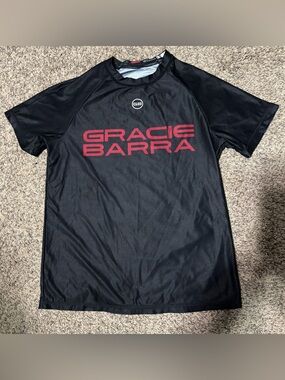 Gracie Barra Size Youth Medium Rashguard